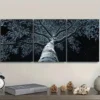 3pcs The old poplar tree Wall Art Set Canvas Framed 50x70cm - High Quality Print 100% Australian Made Wall Canvas Ready to Hang - Image 3