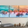 3pcs Winter Beach Triptych Wall Art Set Canvas Framed 50x70cm - High Quality Print 100% Australian Made Wall Canvas Ready to Hang - Image 3