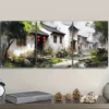 3pcs Jiangnan water town Wall Art Set Canvas Framed 40x60cm - High Quality Print 100% Australian Made Wall Canvas Ready to Hang - Image 3