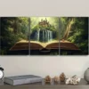 3pcs Book scenery Wall Art Set Canvas Framed 40x60cm - High Quality Print 100% Australian Made Wall Canvas Ready to Hang - Image 3