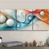 3pcs Colorful Spheres Design Wall Art Set Canvas Framed 40x60cm - High Quality Print 100% Australian Made Wall Canvas Ready to Hang - Image 3