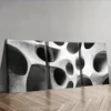 3pcs Organic shaped holes Abstract Wall Art Set Canvas Framed 50x70cm - High Quality Print 100% Australian Made Wall Canvas Ready to Hang