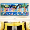 3pcs Coastal city of Rio de Janeiro, Brazil Wall Art Set Canvas Framed 40x60cm - High Quality Print 100% Australian Made Wall Canvas Ready to Hang - Image 2