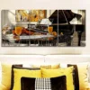 3pcs Piano and violin match Wall Art Set Canvas Framed 50x70cm - High Quality Print 100% Australian Made Wall Canvas Ready to Hang - Image 3