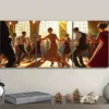 3pcs A picture of people dancing in the middle Wall Art Set Canvas Framed 50x70cm - High Quality Print 100% Australian Made Wall Canvas Ready to Hang - Image 3