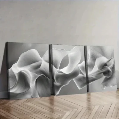3pcs Abstract Art Deco Classic Wall Art Set Canvas Framed 50x70cm - High Quality Print 100% Australian Made Wall Canvas Ready to Hang