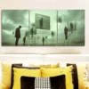 3pcs Surreal film, Painting Wall Art Set Canvas Framed 50x70cm - High Quality Print 100% Australian Made Wall Canvas Ready to Hang - Image 2