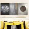 3pcs Art Deco Classic Modern Style, Wood Wall Art Set Canvas Framed 50x70cm - High Quality Print 100% Australian Made Wall Canvas Ready to Hang - Image 2