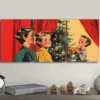 3pcs Merry Christmas Scene, Wall Art Set Canvas Framed 40x60cm - High Quality Print 100% Australian Made Wall Canvas Ready to Hang - Image 3