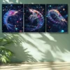 3pcs Shrimp, dream Wall Art Set Canvas Framed 40x60cm -High Quality Print 100% Australian Made Wall Canvas Ready to Hang