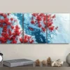3pcs Coral trees and rivers Wall Art Set Canvas Framed 50x70cm - High Quality Print 100% Australian Made Wall Canvas Ready to Hang - Image 3