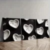 3pcs Shape on black background Wall Art Set Canvas Framed 40x60cm - High Quality Print 100% Australian Made Wall Canvas Ready to Hang