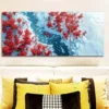 3pcs Coral trees and rivers Wall Art Set Canvas Framed 50x70cm - High Quality Print 100% Australian Made Wall Canvas Ready to Hang - Image 2
