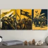 3pcs Soldiers on the planet Wall Art Set Canvas Framed 40x60cm - High Quality Print 100% Australian Made Wall Canvas Ready to Hang - Image 3