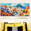 3pcs Greek island style town Wall Art Set Canvas Framed 40x60cm - High Quality Print 100% Australian Made Wall Canvas Ready to Hang - Image 3
