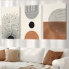 3pcs Contemporary Shining Sun & Landscape Wall Art Set Canvas Framed 50x70cm - High Quality Print 100% Australian Made Wall Canvas Ready to Hang - Image 3