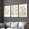 3pcs Vibrant Classic Modern Wall Art Set Canvas Framed 50x70cm - High Quality Print 100% Australian Made Wall Canvas Ready to Hang - Image 3