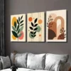 3pcs Abstract Botanical Framed Colorful Wall Art Set Canvas Framed 50x70cm - High Quality Print 100% Australian Made Wall Canvas Ready to Hang - Image 3