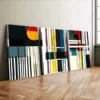 3pcs Color Abstract Geometric Elegant Artistic Wall Art Set Canvas Framed 50x70cm - High Quality Print 100% Australian Made Wall Canvas Ready to Hang - Image 2